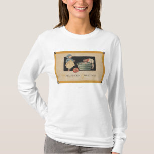 Camiseta O Dia das Bruxas GreetingBobbing para maçãs