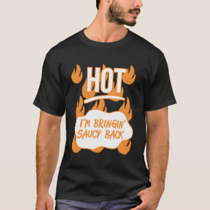 Camiseta O Dia Das Bruxas Quentes Está Trazendo Molho De Vo