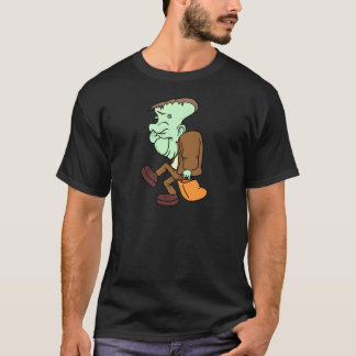 Camiseta O Dia das Bruxas trata Frankenstein