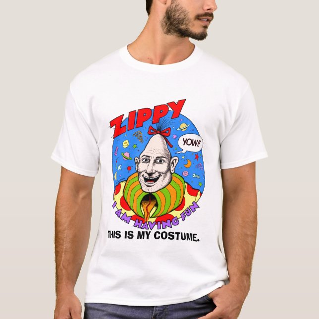 Camiseta O Dia das Bruxas Zippy clássico "traje " (Frente)