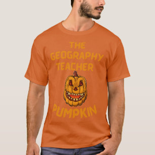 Camiseta O Dia de as Bruxas engraçado Pumpkin Do Professor