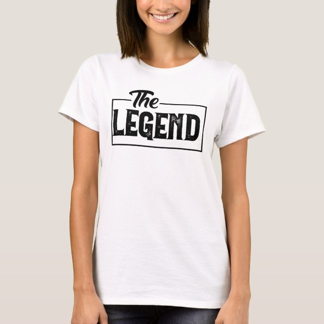 Camiseta O Dia de as mães da legenda (Frente)