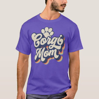 Camiseta O Dia de as mães Vintage Gift Dog Aloja Groovy Cor