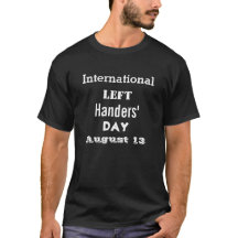 O dia de Handers esquerdo internacional