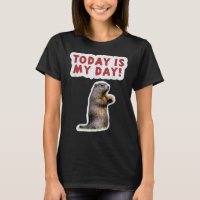 O Dia de Nascimento do Groundhog Engraçado Dizer H