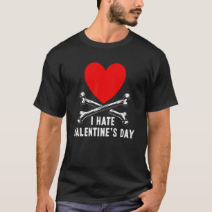 Camiseta O Dia de os namorados do Ódio Adorava o Namorado R