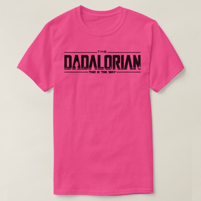 Camiseta O Dia de os pais Preto (Frente do Design)