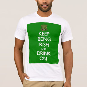 Camiseta O dia de Patrick continua sendo irlandês