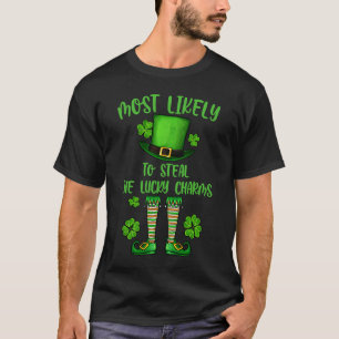 Camiseta O Dia De Patrick Mais Provável Para Roubar O Charm