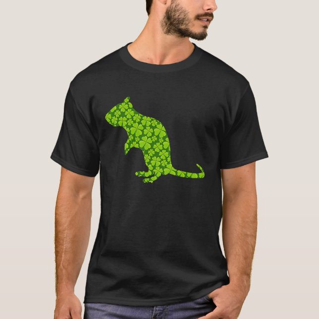 Camiseta O Dia de São Patrício C do Proprietário do Rato Pa (Frente)