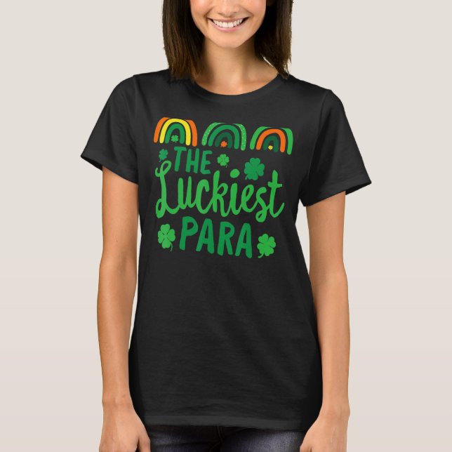 Camiseta O Dia de São Patrício De Professores Para-Teatro M (Frente)