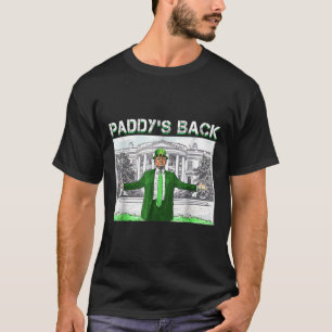 Camiseta O Dia de São Patrício do Paddy, Engraçado Trump Le