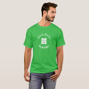 Camiseta O Dia de São Patrício Erin vai Sutiã-menos livr