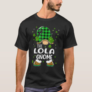 Camiseta O Dia de São Patrício Lola Gnomo Shamrock