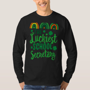 Camiseta O Dia de São Patrício Mais Sortudo Da Escola Luc
