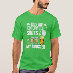 Camiseta O Dia de São Patrício Me Beija Eu Tive Meus Sapa