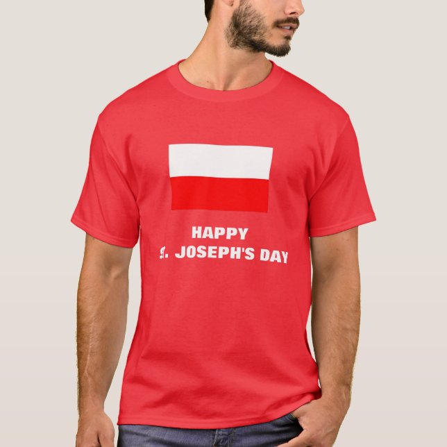 CAMISETA O DIA DE ST JOSEPH FELIZ (Frente)