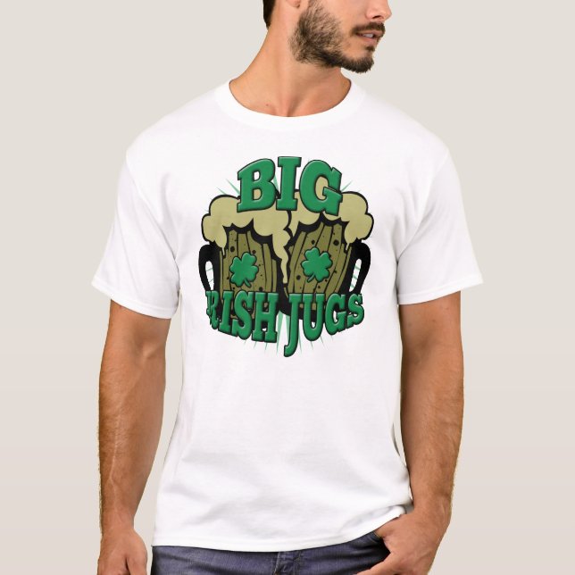 Camiseta O dia de St Patrick engraçado dos jarros (Frente)