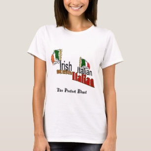 CAMISETA O DIA DE ST PATRICK IRLANDÊS DO ITALIANO