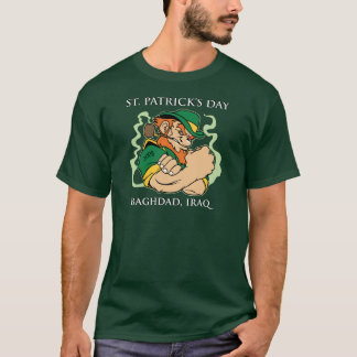 Camiseta O dia de St Patrick - t-shirt de Bagdade, Iraque