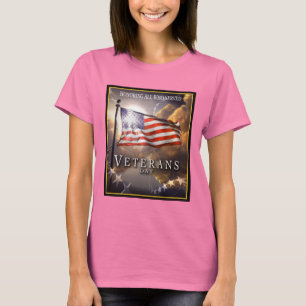 Camiseta O dia de veterano - recordando um perdido… -