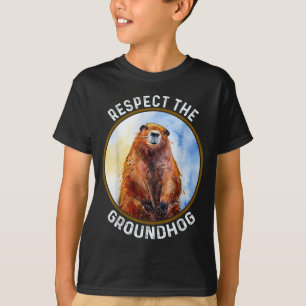 Camiseta O Dia do Groundhog Respeita o Groundhog