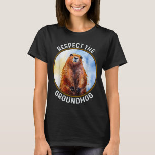 Camiseta O Dia do Groundhog Respeita o Groundhog