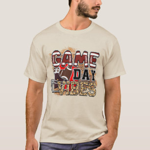 Camiseta O Dia do Jogo Víbula a Impressão do Capacete de Fu