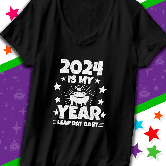 Camiseta O Dia Do Salto, 2024, É O Meu Ano, 29 De Fevereiro (Criador carregado)