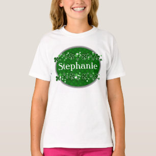 Camiseta O dia do St Patrick da menina conhecida