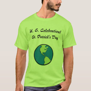 Camiseta O dia E.U. de St Patrick Celebração-Personaliza