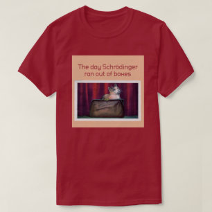 Camiseta O dia em que Schrodinger saiu das caixas