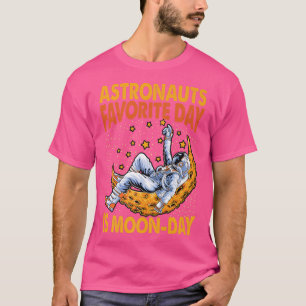 Camiseta O dia favorito dos astronautas é o dia da lua - Pi