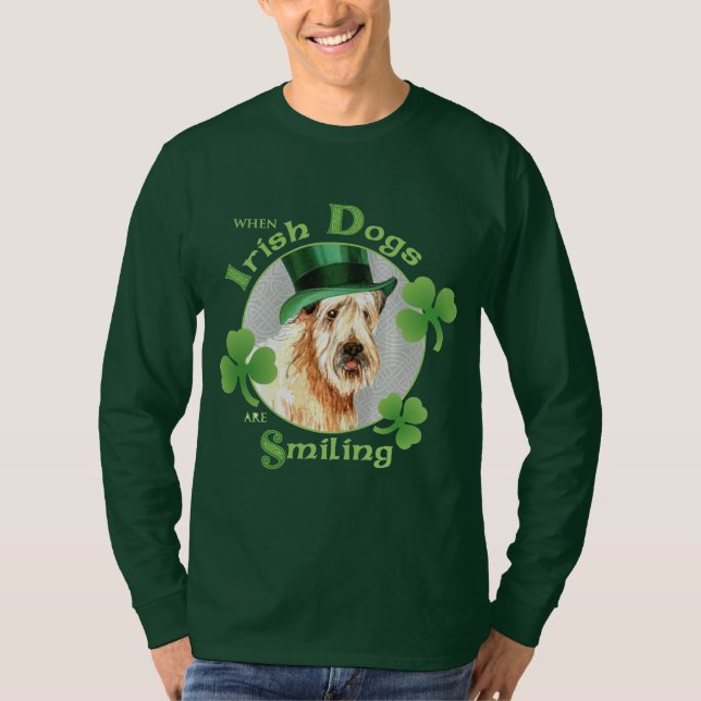 Camiseta O dia Terrier Wheaten de St Patrick (Frente)