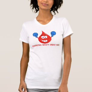 Camiseta O diabetes não me baterá