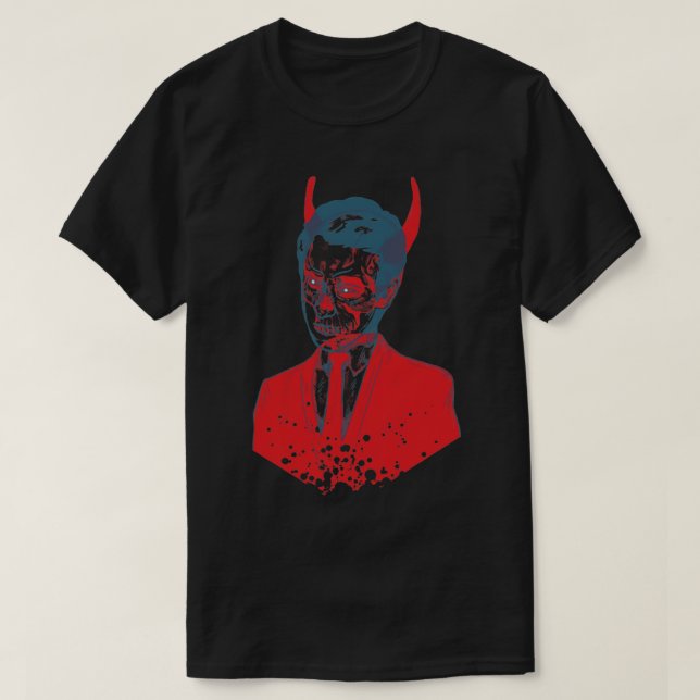Camiseta O diabo dentro (Frente do Design)