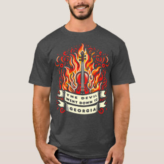Camiseta O Diabo Desceu Para A Terra 2 Da Georgia