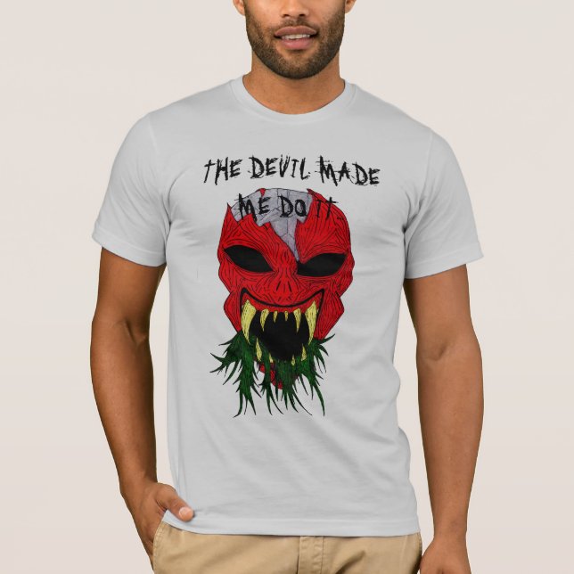 CAMISETA O DIABO FEZ-ME FAZÊ-LO T (Frente)