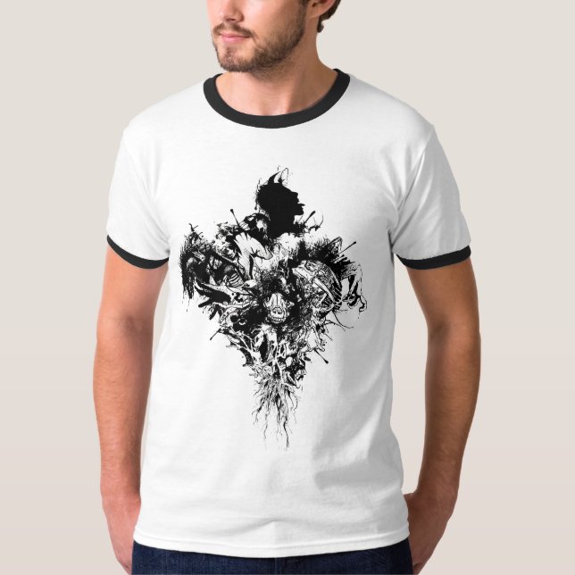 Camiseta O diabo pode importar-se (Frente)