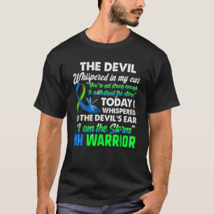 Camiseta O Diabo sussurrou no meu ouvido Você não é forte