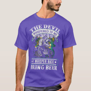 Camiseta o diabo sussurrou para mim... Eu estou vindo atrás