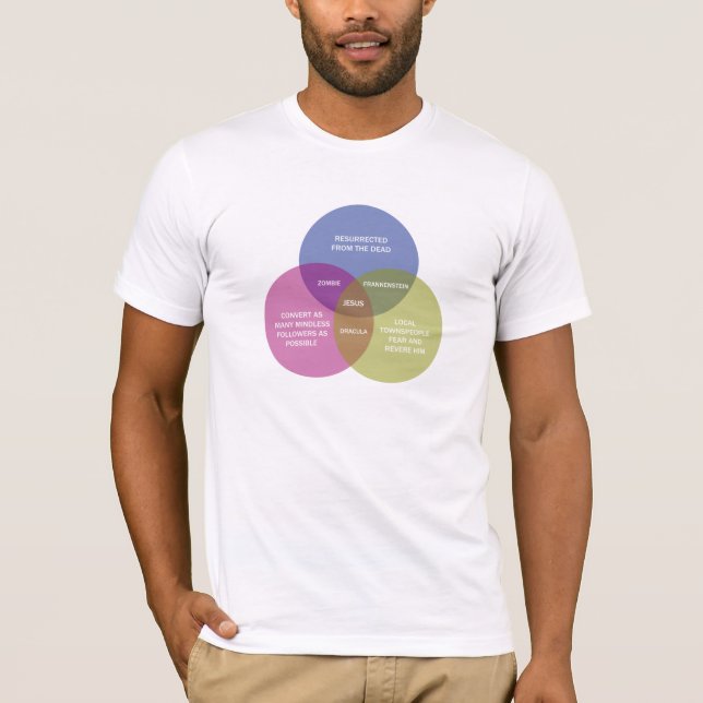 Camiseta O diagrama imaculado de Venn (Frente)