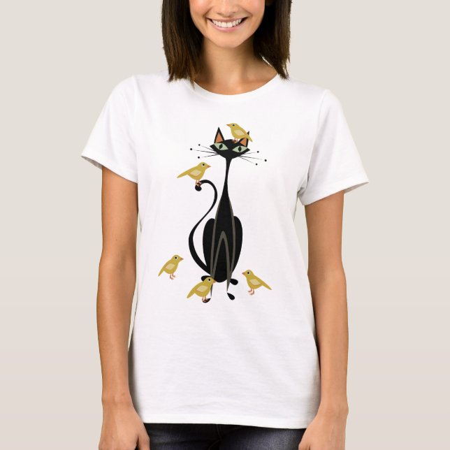 Camiseta O Dilema do Gato / Eu não sou uma Estátua (Frente)