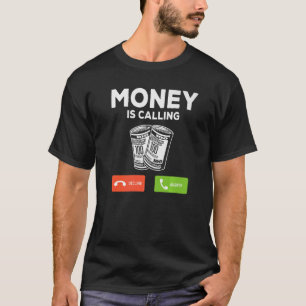 Camiseta O Dinheiro Chama Contabilista