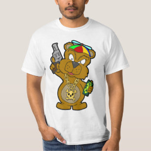 CAMISETA O DINHEIRO DO JOGO BLING DA RUA DO URSO DO VÂNDAL