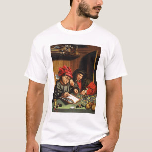Camiseta O dinheiro Lenders (óleo no painel do carvalho)