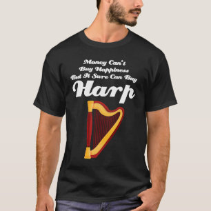Camiseta o dinheiro não pode comprar felicidade, mas com ce