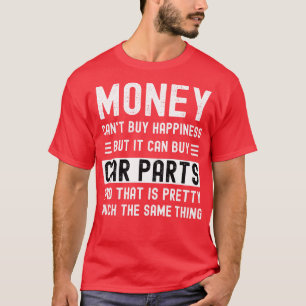 Camiseta O Dinheiro Não Pode Comprar Felicidade Mas Pode Co