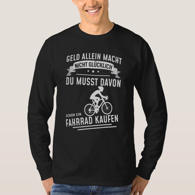 Camiseta O dinheiro sozinho não te faz feliz que tenhas de  (Frente)