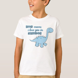 Camiseta o dinossauro caçoa o t-shirt